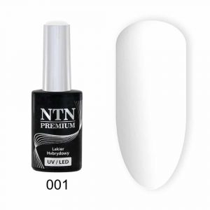 Esmalte semipermanente color blanco 0001 NTN Premium 5 gr super nails