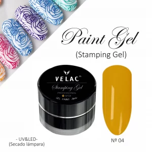 04 Paint Art y Stamping Paint Mostaza - Velac - 8ml