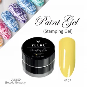 07 Paint Art y Stamping Paint Amarillo - Velac - 8ml