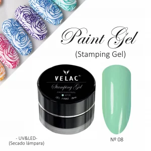08 Paint Art y Stamping Paint Verde - Velac - 8ml