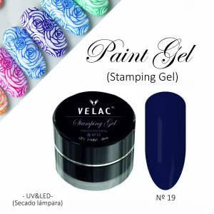 19 Paint Art y Stamping Paint Morado Oscuro - Velac - 8ml