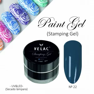 22 Paint Art y Stamping Paint Azul de Prusia - Velac - 8ml
