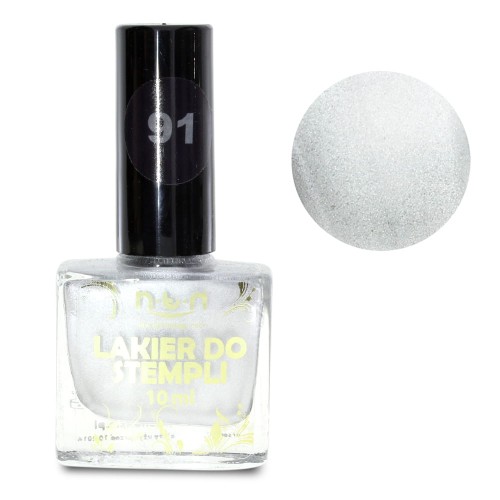 Esmalte Tradicional Plata Stamping – NTN Premium - 10ml