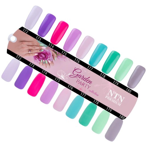 Pack Esmaltes semipermanentes - Garden Party - NTN Premium - 5gr